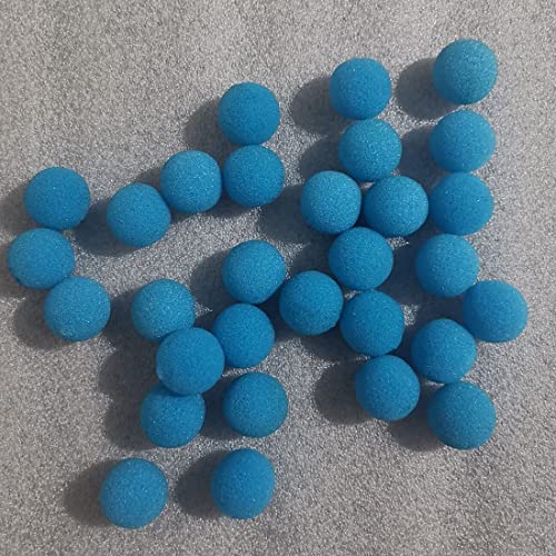 VIHEEVA [Magische Requisiten] 50 Stück/Los, 2,5 cm, superweiche Schwammbälle (blau), Schaumstoffbälle, farbige Zaubertricks, erscheinende Magie, Bühne, Straße, Gimmick, Illusion, Comedy-Requisite, von VIHEEVA