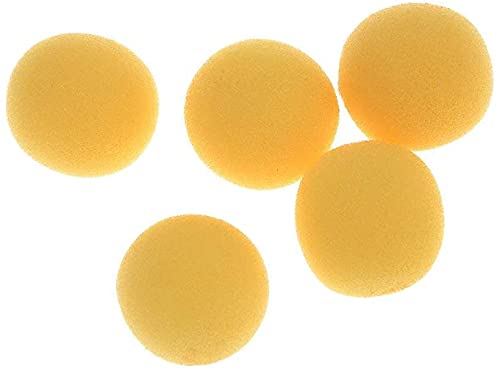 VIHEEVA Magische Requisiten: 50 Stück/Los, 4,5 cm, superweiche Schwammbälle (gelb), Schaumstoffbälle, farbige Zaubertricks, erscheinende Magie, Bühne, Straße, Gimmick, Illusion, Comedy-Requisite VIHEEVA Magische Requisiten: 50 Stück/Los, 4,5 cm, superweiche Schwammbälle (gelb), Schaumstoffbälle, farbige Zaubertricks, erscheinende Magie, Bühne, Straße, Gimmick, Illusion, Comedy-Requisite von VIHEEVA