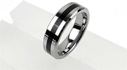 VIHEEVA Magische Requisiten: Magischer starker Magnetring für professionelle Zauberer-Requisiten, Bühnenzaubertricks, Zauberringe, Zubehör (Schwarz/Silber, 21 mm) von VIHEEVA