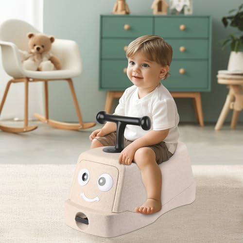 Lauflernfunktion – Lenkrad – Spielzeugkiste – ab 10 Monaten – leise, kompakt, stabil, mehrere Richtungen, ideal für Wohnung – ab 12 Monaten – 52 x 24 x 22,5 cm, Beige Lauflernfunktion – Lenkrad – Spielzeugkiste – ab 10 Monaten – leise, kompakt, stabil, mehrere Richtungen, ideal für Wohnung – ab 12 Monaten – 52 x 24 x 22,5 cm, Beige von VIIROUD