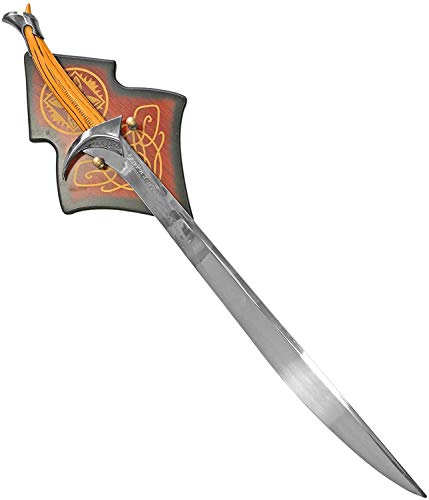 VIKING GEAR Filmschwerter Thorin Eichenschild - Schwert Der Hobbit - Maßstab 1:1 Orkrist - Dekoschwert mit Wandhalterung aus Holz, braun von VIKING GEAR
