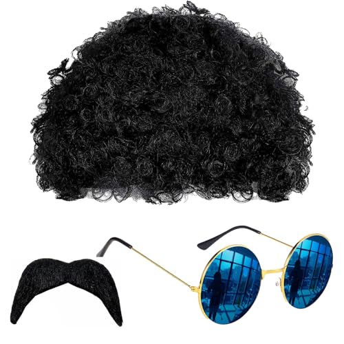 VIKSAUN 3 Stück Hippie Kostüm, Hippie Accessoires,70er Jahre Fancy Dress,Hippie Kostüm Set,Disco Hippie Kostüm 70er 80er Jahre Hippie Fancy Dress für 50 60 70er Jahre Thema Rockstar Party Hippie(3PCS) VIKSAUN 3 Stück Hippie Kostüm, Hippie Accessoires,70er Jahre Fancy Dress,Hippie Kostüm Set,Disco Hippie Kostüm 70er 80er Jahre Hippie Fancy Dress für 50 60 70er Jahre Thema Rockstar Party Hippie(3PCS) von VIKSAUN