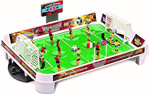 Villa Spielzeug Tischfussball Mini Stadium Soccer Pro – Tischfußball Kickertisch, Mehrfarbig, 1010 von Villa Giocattoli