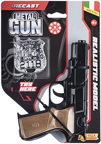 Villa Giocattoli 61250 – Pistole Metal Gun Panther Try Me, schwarz Villa Giocattoli 61250 – Pistole Metal Gun Panther Try Me, schwarz von VILLA