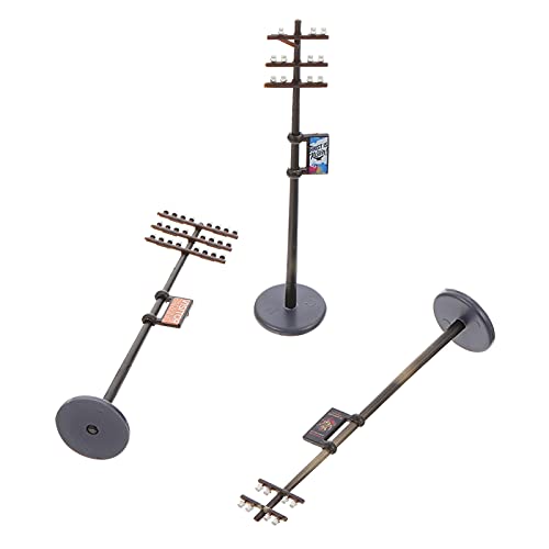 VILLCASE Kunststoffstangen Sandtisch Zubehörset Modellbau Mini Park Mikrolandschaft Dekoration von VILLCASE
