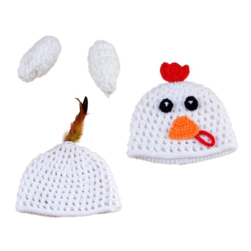 VILLCASE 1 Satz Strickkostüm für Neugeborene Fotografie Requisiten mit Handgefertigter Hutfunktion für Babyfeiern Weihnachtsdekoration Familienfotos Bequem Atmungsaktiv VILLCASE 1 Satz Strickkostüm für Neugeborene Fotografie Requisiten mit Handgefertigter Hutfunktion für Babyfeiern Weihnachtsdekoration Familienfotos Bequem Atmungsaktiv von VILLCASE