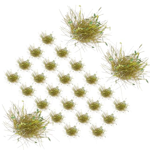 VILLCASE 1 Schachtel Sharpleaf-Grasboden Grasmodelle Mini-Grasbüschel Gefälschte Pflanzen Bausatz Zug mikrolandschaft modellbauklebstoff unkrautbrenner Miniatur kleine Basen Harz von VILLCASE
