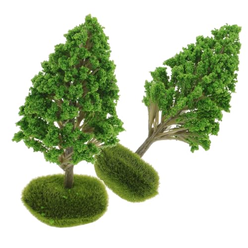 VILLCASE 10 STK Baummodell Feengarten-Ornament Sandtisch Baum Modelle künstliche Pflanzen Landschaftsdekor Miniaturbäume zum Basteln Sandkasten künstlicher Baum Felsen Modell liefert Ob11 von VILLCASE