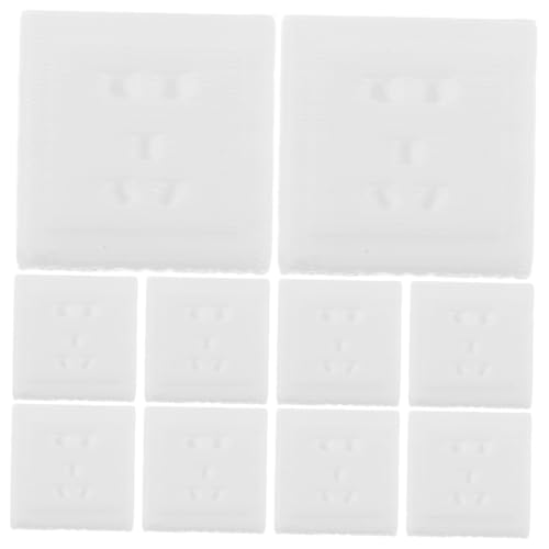 VILLCASE 10 Sätze Miniatur Teilig mit Realistischen Schaltern und Steckdosen Plastikrobust Einfach Zusammenzubauen Vielseitig für Puppenhäuser und Modellbau Tragbar für VILLCASE 10 Sätze Miniatur Teilig mit Realistischen Schaltern und Steckdosen Plastikrobust Einfach Zusammenzubauen Vielseitig für Puppenhäuser und Modellbau Tragbar für von VILLCASE