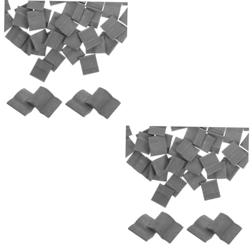 VILLCASE 100 STK Mini-Steine Bastelspielzeug Mini-Bausteine ​​zum Basteln Modellbäume Modelle Simulation von Dachziegeln Mini-Dachziegel Handbuch schmücken einstellen Suite Sandkasten Ton von VILLCASE
