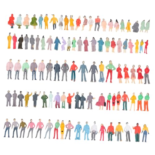 VILLCASE 100 Stück Simulationscharaktermodell Matschiges Puppe Winzige Menschenfiguren Mini Modell des Menschlichen Körpers Menschen Figuren Home Decore Colorful Plastik VILLCASE 100 Stück Simulationscharaktermodell Matschiges Puppe Winzige Menschenfiguren Mini Modell des Menschlichen Körpers Menschen Figuren Home Decore Colorful Plastik von VILLCASE