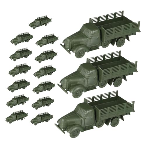 VILLCASE 16 Stück Teiliges Mini LKW Modelle Realistische Fahrzeug Spielzeuge für Sandtisch Dekoration Pocket Car Modelle Langlebige Konstruktion Sammlerstück von VILLCASE