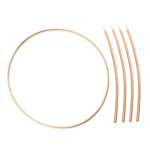 VILLCASE 2 Stück Ballonbogen Teilig Rund Ø Roségold Leicht Metallrahmen Stabil Einfach Montage Party Deko Hochzeit Zeremonie Geburtstagsfeier Luftballon Girlande Halter Indoor Outdoor von VILLCASE