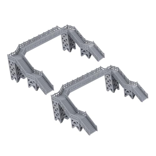 VILLCASE 2 Stück Modell für Sandtisch und Eisenbahnanlage Langlebiges DIY Bausatz für Modellbau und Dekoration von Zuhause und Büro von VILLCASE