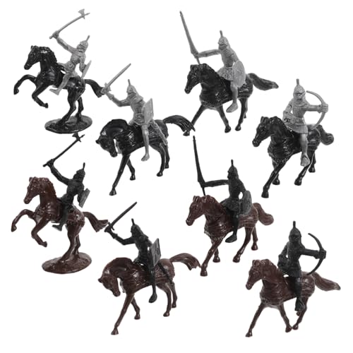 VILLCASE 32 Stück Mittelalterliche Miniaturfiguren mit für Interaktives Spiel und Historische Sammler für Kreative und Dekoration von VILLCASE