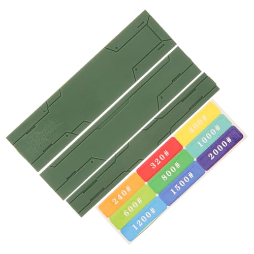 VILLCASE 3St Modellschleifstab Schwimmbad Sandkasten Schleifer Schleifpapier Strand Schleifen Schleifbretter Spielzeugfiguren-Schleifwerkzeuge Modell Polierwerkzeug Acryl Dark Green VILLCASE 3St Modellschleifstab Schwimmbad Sandkasten Schleifer Schleifpapier Strand Schleifen Schleifbretter Spielzeugfiguren-Schleifwerkzeuge Modell Polierwerkzeug Acryl Dark Green von VILLCASE