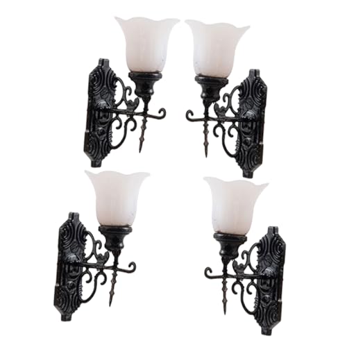 VILLCASE 4 Stück Miniatur Wandlampe Miniatur Szene Zubehör Miniaturhaus Deko Kompakte Miniaturleuchte für Puppenhaus Innenraum Romantische Atmosphäre Sandtisch Modellbeleuchtung VILLCASE 4 Stück Miniatur Wandlampe Miniatur Szene Zubehör Miniaturhaus Deko Kompakte Miniaturleuchte für Puppenhaus Innenraum Romantische Atmosphäre Sandtisch Modellbeleuchtung von VILLCASE