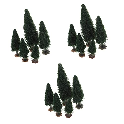 VILLCASE 45 STK kleines Baumlandschaftsmodell Zen-Gartenbaum Bäume dekorieren Modelle weihnachtsdeko Mini-Sandtisch-Pflanzenmodell Pflanzenmodell-Schmuck dreidimensional von VILLCASE