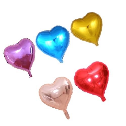 VILLCASE Herzförmige Ballons Zum Valentinstag 61 Cm Große Partyballons 5er-set Für Hochzeitsdekoration Bühnenfoto-hintergrund Wiederverwendbar Leicht Aufzublasen Zufällige Farbe VILLCASE Herzförmige Ballons Zum Valentinstag 61 Cm Große Partyballons 5er-set Für Hochzeitsdekoration Bühnenfoto-hintergrund Wiederverwendbar Leicht Aufzublasen Zufällige Farbe von VILLCASE