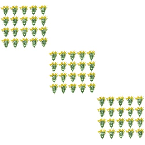 VILLCASE 60 Stück Mini Kunstblumen Und Pflanzen Dekor Miniaturpflanzen Simulierte Pflanzen Garten Und Landschaftsbau Ornamente Heim Desktop Ornamente Mini Pflanzenmodell von VILLCASE