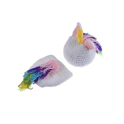 VILLCASE Babykostüme Einhorn Handgemachte Strickkleidung Für Neugeborene Foto Requisiten Für Jungen Elefantenfotografie Babykostüme von VILLCASE