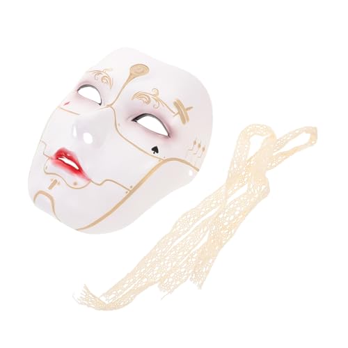 VILLCASE Handbemalte Vollmaske für Männer für Halloween Maskenball und Rollenspiel Events Einzigartiges Design und Hervorragende Gesichtsabdeckung VILLCASE Handbemalte Vollmaske für Männer für Halloween Maskenball und Rollenspiel Events Einzigartiges Design und Hervorragende Gesichtsabdeckung von VILLCASE