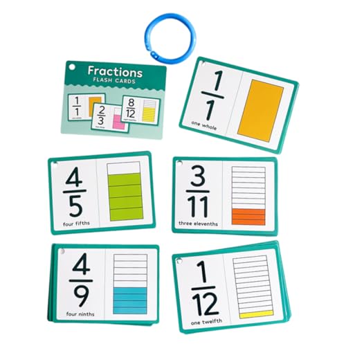 VILLCASE Lernkarten für Brüche Mathe Bildungswerkzeuge für Kindergarten und Grundschule Interaktive Aktivitäten Mathematikfähigkeiten Zuhause Klassenzimmer VILLCASE Lernkarten für Brüche Mathe Bildungswerkzeuge für Kindergarten und Grundschule Interaktive Aktivitäten Mathematikfähigkeiten Zuhause Klassenzimmer von VILLCASE