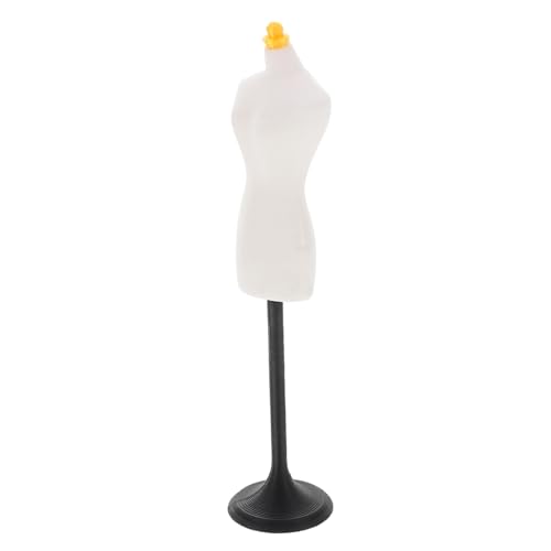 VILLCASE Mini Puppen Mannequin Stand Weiß Stabiler Puppenkleiderständer für Kleidung Design Leicht Kompakt Vielseitig für Puppenkleidung Schmuck und Bastelartikel Display von VILLCASE