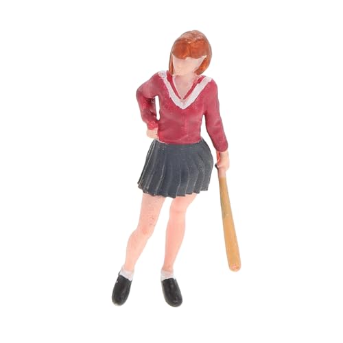 VILLCASE Miniaturfigur Baseball Mädchen Detailreiche Sport Puppe für Puppenhaus Modelleisenbahn Einzigartige Geschenkidee für Modellenthusiasten für Altersgruppen VILLCASE Miniaturfigur Baseball Mädchen Detailreiche Sport Puppe für Puppenhaus Modelleisenbahn Einzigartige Geschenkidee für Modellenthusiasten für Altersgruppen von VILLCASE