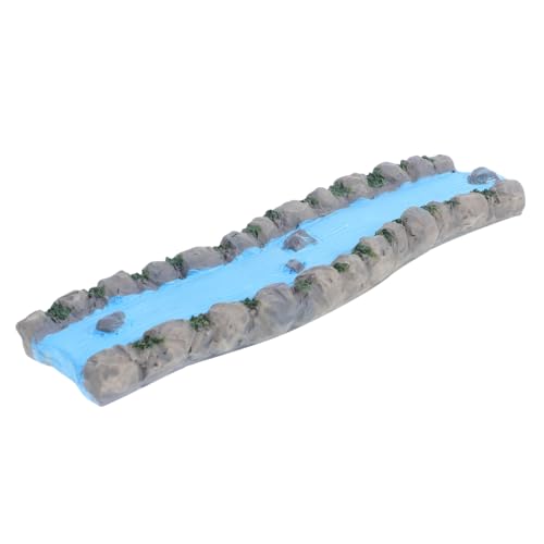 VILLCASE Miniaturisiertes Wasserfeature Resin Dekoratives Gartenaccessoire für Puppenhäuser und Zen zur Schaffung Entspannenden für Wellnesszentren und von VILLCASE