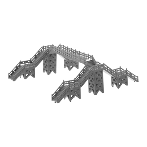 VILLCASE Modellaccessoires für Zuganlagen DIY Bauteile Sandtisch Fußbrücke für Realistische Displays und Heimdekoration von VILLCASE