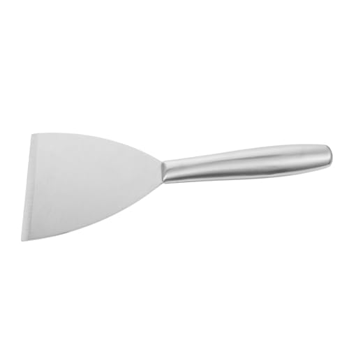 VILLCASE Spachtelschaufel mit Edelstahlgriff Entferner Entfernung Multi Spachtelmasse für Schränke Spalt inoxlm schaber Wall Cleaner Rakel Küchenwerkzeug Lackspatel Rostfreier Stahl Silver von VILLCASE