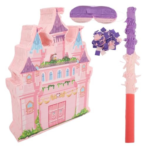 1 Satz Prinzessinnen Schloss Piñata Handgemachte Partydekoration für Mädchengeburtstage und Augenmaske Aufregendes Süßigkeiten Spiel für Unvergessliche Feierlichkeiten 1 Satz Prinzessinnen Schloss Piñata Handgemachte Partydekoration für Mädchengeburtstage und Augenmaske Aufregendes Süßigkeiten Spiel für Unvergessliche Feierlichkeiten von VILLFUL