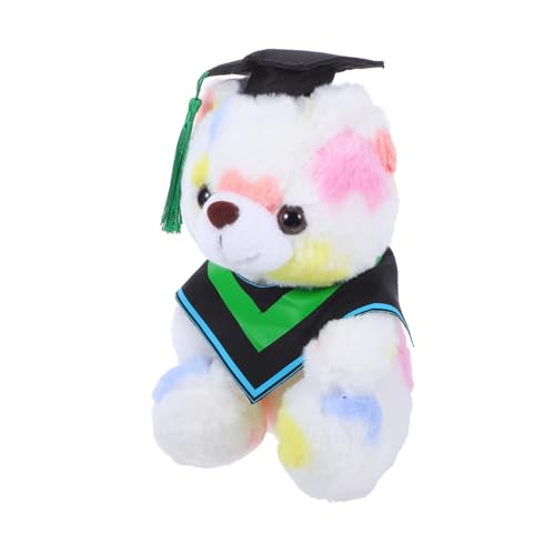Plüsch Graduation Bär mit Doktorhut Niedliches und Gemütliches Stofftier für Abschlussfeiern Dekoration und für Erinnerungen von VILLFUL