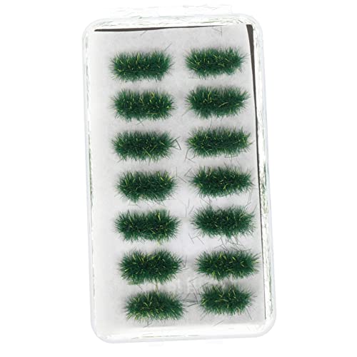 VILLFUL 1 Box Graskorbmodell DIY Sandtisch Grasdekor Simuliertes Gras Statisches Grasmodell Grasclusterdekor Gefälschtes Gras Fotografie Requisiten Miniatur Grasbüschel Kunstrasen von VILLFUL