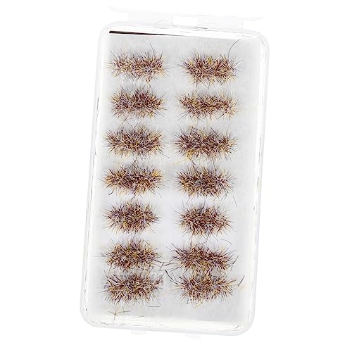 VILLFUL 1 Box Graskorbmodell Kunstgrasmodell Partydekoration Simuliertes Gras Miniaturornament Kunstgrascluster Statische Grasbüschel Statisches Grasmodell Sandtischdekoration von VILLFUL