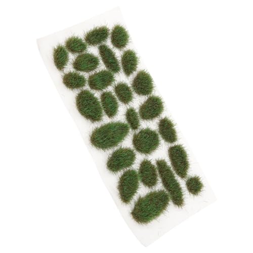 VILLFUL 1 Box Grasmodell Dünnes Grasdekor Gefälschtes Modell Miniaturdekoration Miniatur Grasdekor Epoxid Skulptur Grasbüschelmodell Kampfsysteme Modellgras Grünes Gras Minidekor Kleine von VILLFUL