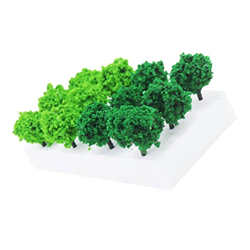 VILLFUL 1 Box Landschaftsbaummodell Grünbusch Vegetationsdekor Sandtischbusch Statischer Strauchbüschelmodell Kunststofffeldbusch Künstlicher Grüne Sträucher Buschmodell DIY von VILLFUL