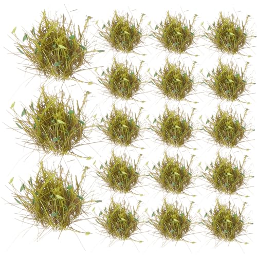 VILLFUL 1 Box Sharpleaf Grasboden, Kunstmodell, Miniaturgelände, Diorama Gras, Miniaturbasen, Kunstgras, Grasbüschel, Modelleisenbahngebäude Und Zubehör, Grasmodelle, Kunstschmutz von VILLFUL