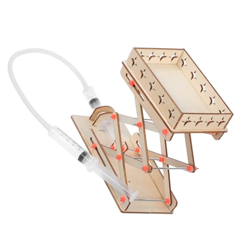 VILLFUL 1 Satz DIY Hydraulik Hebebühne Wissenschaftliches Experimentier für Holzlabortisch Interaktive Lernplattform zur Motorischer Fähigkeiten Hydraulikverständnis VILLFUL 1 Satz DIY Hydraulik Hebebühne Wissenschaftliches Experimentier für Holzlabortisch Interaktive Lernplattform zur Motorischer Fähigkeiten Hydraulikverständnis von VILLFUL