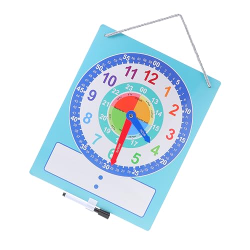 VILLFUL 1 Satz Interaktives Lernspielzeug für Vorschulkinder zur Zeitkognition Farbige mit Beschreibbarer und Abwischbarer Oberfläche für Mathematik und Kognitive Entwicklung VILLFUL 1 Satz Interaktives Lernspielzeug für Vorschulkinder zur Zeitkognition Farbige mit Beschreibbarer und Abwischbarer Oberfläche für Mathematik und Kognitive Entwicklung von VILLFUL