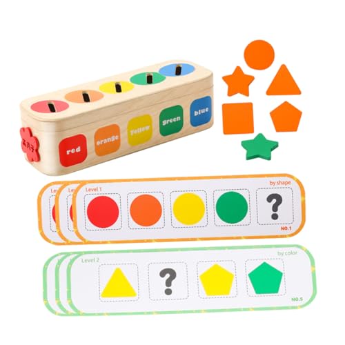 VILLFUL 1 Satz Montessori Holzspielzeug Teiliges Geometrisches Formen und Farben Sortierspiel für Kleinkinder Pädagogisches Motorikspielzeug und Interaktivem Lernen VILLFUL 1 Satz Montessori Holzspielzeug Teiliges Geometrisches Formen und Farben Sortierspiel für Kleinkinder Pädagogisches Motorikspielzeug und Interaktivem Lernen von VILLFUL