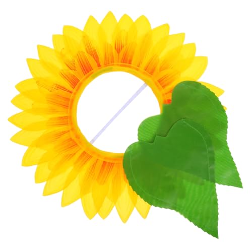 VILLFUL 1 Satz Sonnenblumen Kopfbedeckung mit Handschuhen Blumen Accessoires für Geeignet für Kostümpartys Karneval und Bühnenaufführungen Zufällige Farbe Zufällige Farbe von VILLFUL