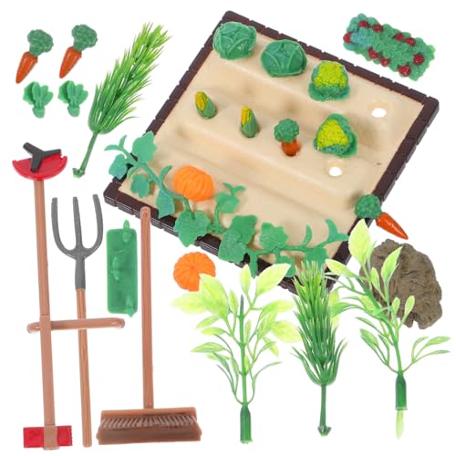 VILLFUL 1 Satz Teiliges mit Rasenmäher und Forke für Puppenhaus Realistische Gartendekoration für Miniaturlandschaften und Gemüsefelder Ergänzung für DIY Projekte VILLFUL 1 Satz Teiliges mit Rasenmäher und Forke für Puppenhaus Realistische Gartendekoration für Miniaturlandschaften und Gemüsefelder Ergänzung für DIY Projekte von VILLFUL
