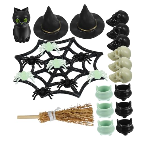 VILLFUL 1 Set Kunststoff Miniaturen Halloween Halloween Ornamente Requisiten Miniatur Ornamente Halloween Miniaturen Mini Totenköpfe Miniatur Hexenhüte Miniatur Hexenkappen VILLFUL 1 Set Kunststoff Miniaturen Halloween Halloween Ornamente Requisiten Miniatur Ornamente Halloween Miniaturen Mini Totenköpfe Miniatur Hexenhüte Miniatur Hexenkappen von VILLFUL