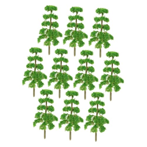 VILLFUL 10 Stück Miniaturbaum Grüne Plastikbäume für Langlebig und Detailreich für Kreative DIY Projekte und Dioramen VILLFUL 10 Stück Miniaturbaum Grüne Plastikbäume für Langlebig und Detailreich für Kreative DIY Projekte und Dioramen von VILLFUL