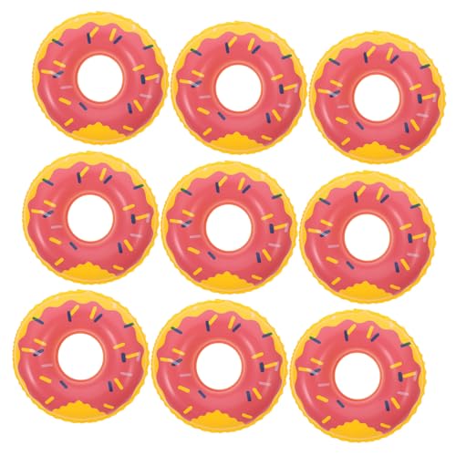 VILLFUL 10 Stück Schwimmring Teilig Puppenhaus Dekoration Wasserspielzeug für Kreative Party Accessoires Vielseitig Einsetzbar für Geburtstagsfeiern und DIY Projekte Donut Design VILLFUL 10 Stück Schwimmring Teilig Puppenhaus Dekoration Wasserspielzeug für Kreative Party Accessoires Vielseitig Einsetzbar für Geburtstagsfeiern und DIY Projekte Donut Design von VILLFUL