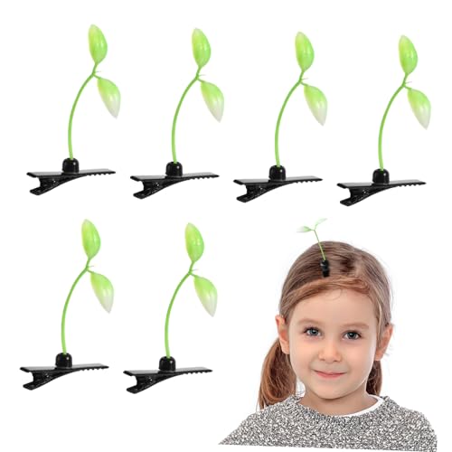 VILLFUL 10 Stück Teiliges Grüne Haarclips Verspielte Haarnadeln für DIY Basteln Party Haarschmuck Vielseitig Verwendbar Einfach Anzubringen von VILLFUL