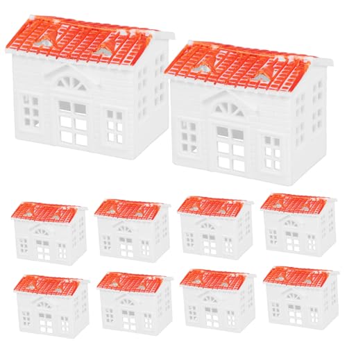 VILLFUL 10 Stück Teiliges Miniatur Villa Modell Realistische Simulation für Mikrolandschaft Dekoration für DIY Projekte und Miniatur Gestaltung von VILLFUL