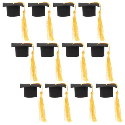 VILLFUL 12 Stück Bachelor Hut Ornamente, Graduiertenkappe, Kuchendekor, Abschlusskuchen Dekoration, Cupcake Ornamente, Doktorhut Topper, Abschlusshut, Cupcake Topper, Cupcake Für VILLFUL 12 Stück Bachelor Hut Ornamente, Graduiertenkappe, Kuchendekor, Abschlusskuchen Dekoration, Cupcake Ornamente, Doktorhut Topper, Abschlusshut, Cupcake Topper, Cupcake Für von VILLFUL